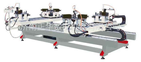 供應(yīng)鋁門窗數(shù)控四頭組角機(jī)鋁門窗設(shè)備