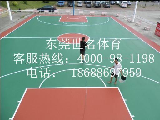 張家界3MM硅PU籃球場(chǎng)地面施工、武陵源 永定學(xué)校跑道工程承接商