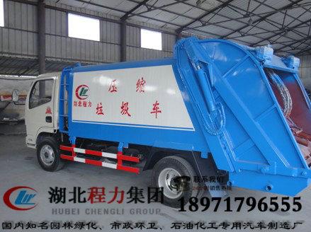 供應(yīng)東風(fēng)145壓縮式垃圾車賣掛桶式垃圾車，密封式垃圾車