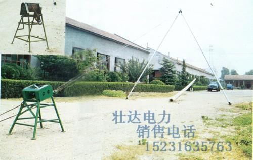 供應鋁合金圓管人字抱桿--立15米電線桿*