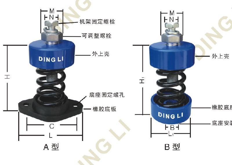 XHB钢弹簧减振器，厂家直销