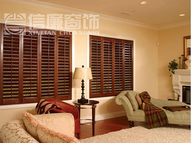 木質(zhì)百葉窗圖片/木質(zhì)百葉窗樣板圖 (2)