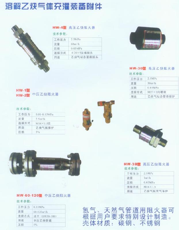 供應(yīng)回火防止器技術(shù)參數(shù)