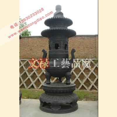 供應寺廟銅香爐廠家加工定做銅香爐廠家