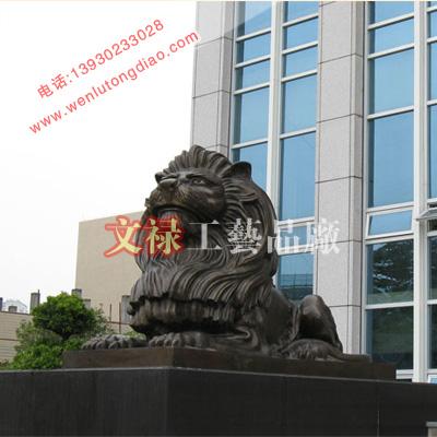 供應(yīng)銅獅子雕塑/故宮獅子雕塑廠