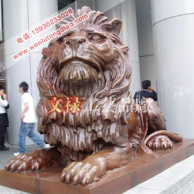 供應銅獅子鑄銅獅子故宮獅子雕塑定做大型銅獅子廠家