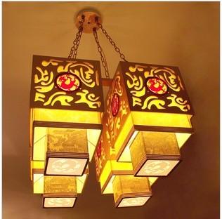 酒店工程燈中式客廳臥室書房吸吊燈圖片