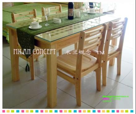 實(shí)木餐桌/廣州深圳珠海訂做餐桌椅圖片