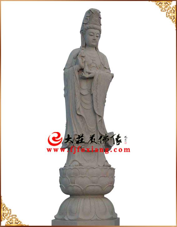 石雕觀音菩薩-佛像雕刻 觀音菩薩佛像 像 雕刻