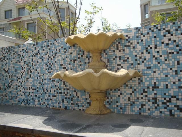 供應噴泉/砂巖噴泉雕塑/跌水/砂巖跌水