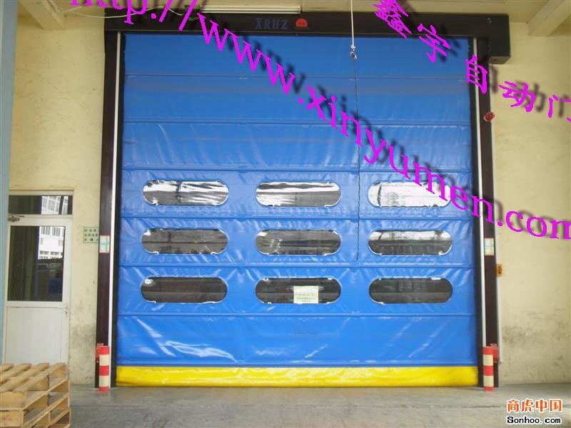 供應肇慶倉庫用通道快速卷簾門，PVC快速門批發(fā)