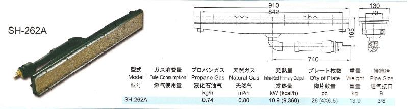 供應SH-262A正英瓦斯燃燒器HWP-2402 GR-2402
