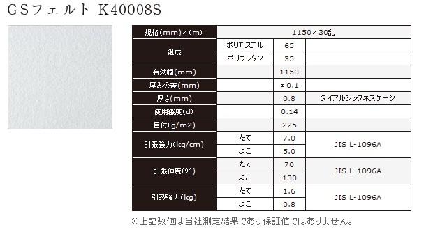 东丽GS毛毡K40008S图片