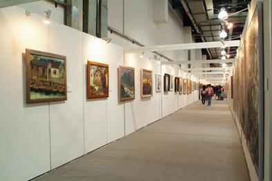 供應(yīng)廣州畫展論壇掛畫展板租賃展屏