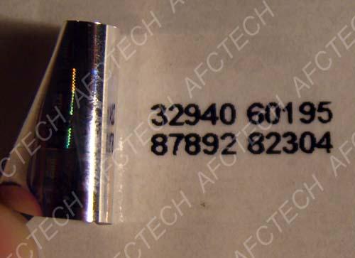 供應(yīng)揭開式防偽標(biāo)簽