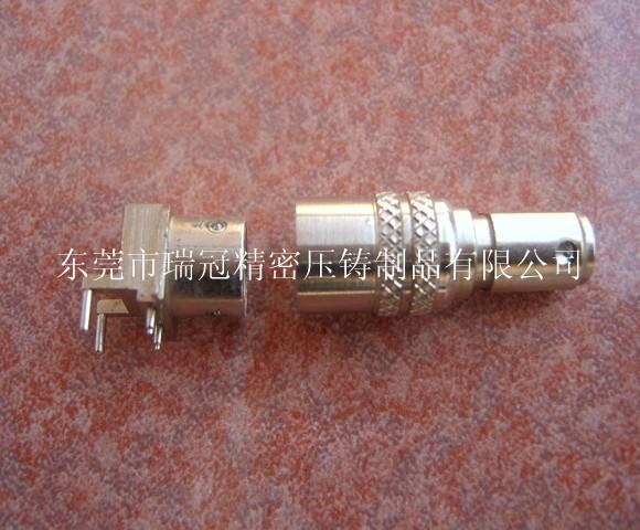 供應(yīng)東莞鋅合金精密壓鑄光纖電子連接器接頭