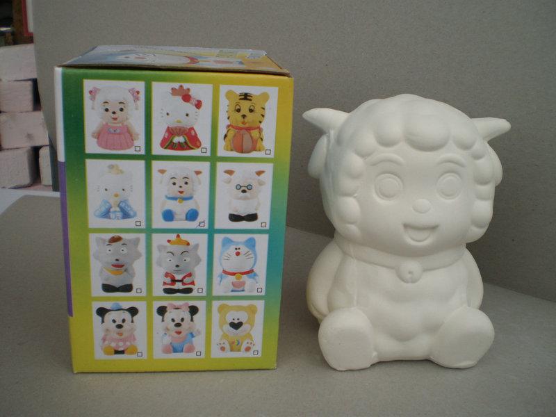 仙桃彩繪陶瓷白胚像手繪創(chuàng)作手工圖片