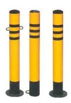 供應交通護柱樁/防撞桶/鐵馬/伸縮帶隔離柱 U型護欄