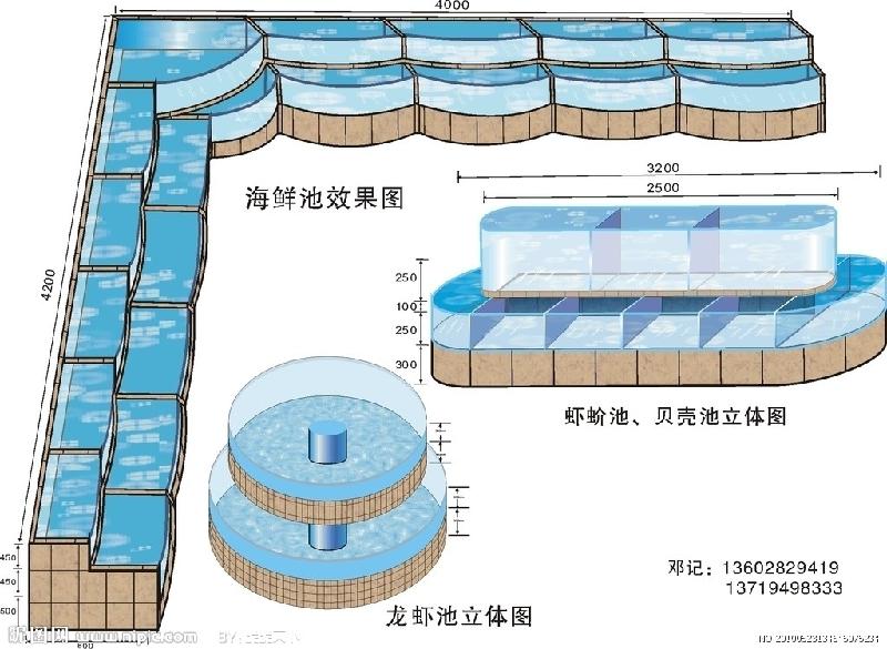 供應(yīng)長春四平鐵嶺酒店海鮮魚缸制作