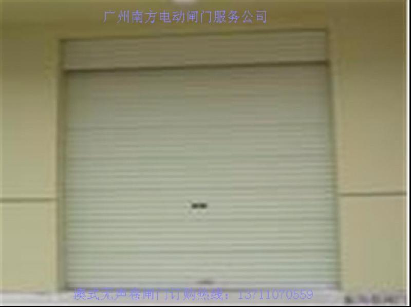 供應(yīng)廣州彩鋼鐵閘門訂做彩色電動卷閘門，優(yōu)質(zhì)廉價