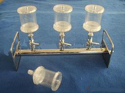 薄膜過濾器4聯(lián)帶泵/溶液過濾器/實驗室過濾器