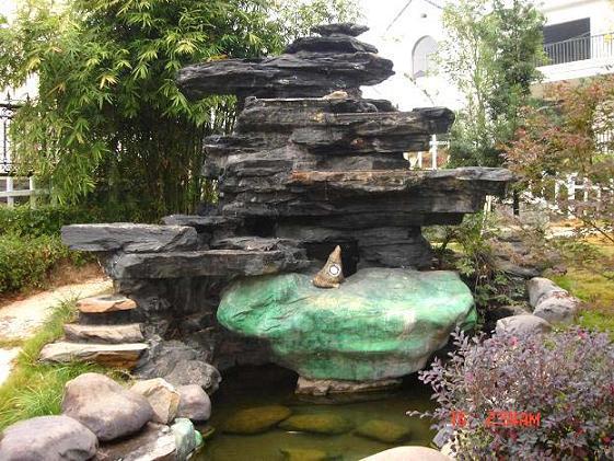 供應(yīng)江蘇省生態(tài)茅草屋，假山噴泉，56123