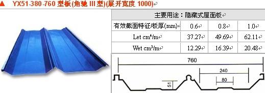 供应屋面板加工彩钢板生产760图片