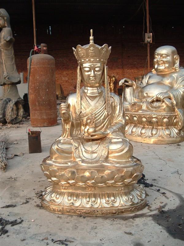 銅雕地藏王菩薩圖片