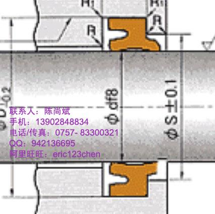 日本NOK耐高温LBH防尘 日本NOK耐高温材质FKM防尘圈图片