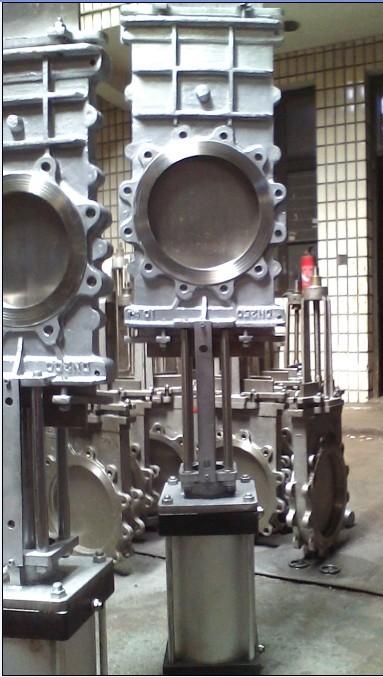 供應(yīng)QSCZ673氣動穿透式刀閘閥，QCZ673H穿透式刀型閘閥