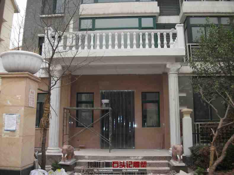 供應(yīng)陽(yáng)臺(tái)柱石雕石頭記雕塑