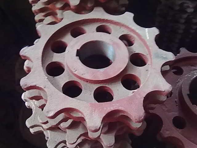 供應鍋爐鏈帶9齒鏈輪/雙排齒輪/內徑75mm