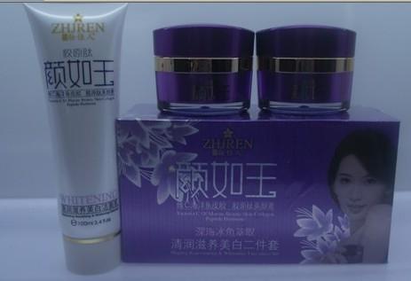 供應(yīng)顏如玉清潤滋養(yǎng)美白二合一件套118元/套