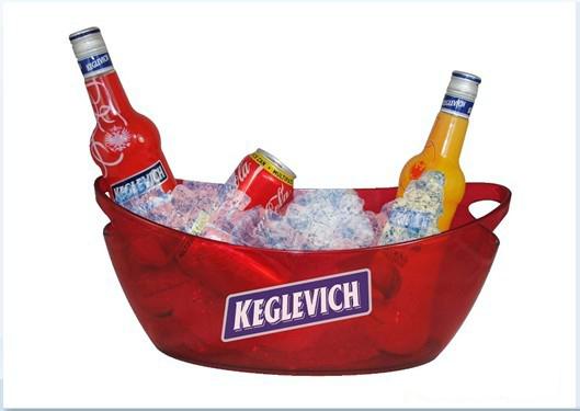 供應(yīng)壓克力冰桶亞克力制品有機(jī)玻璃冰桶