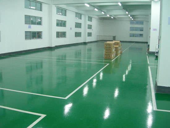 無錫防塵地板施工圖片