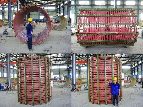 40T中頻爐感應圈圖片