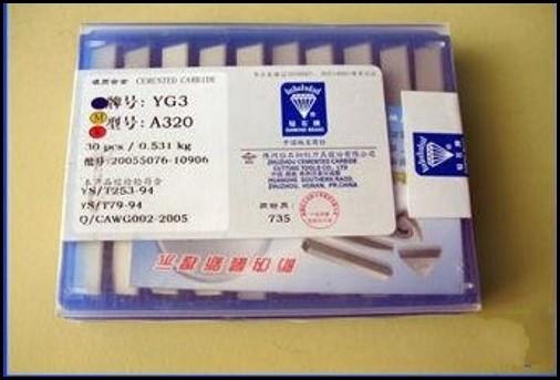 焊接刀片YG6XA320 YG6XA320Z株洲钻石牌硬质合金