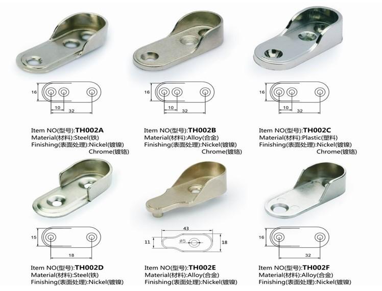 供應(yīng)橢圓形衣管座衣管托CURTAINRAIL