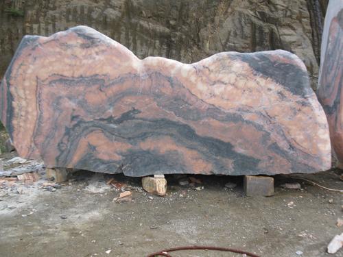 供應(yīng)出售河南晚霞紅風(fēng)景園林石景觀石