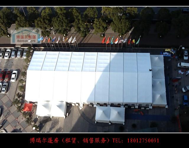 供應戶外展覽 尖頂人字頂組合篷房