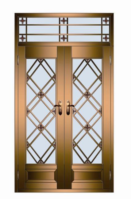 供應(yīng)河南鄭州防彈玻璃銅門報價