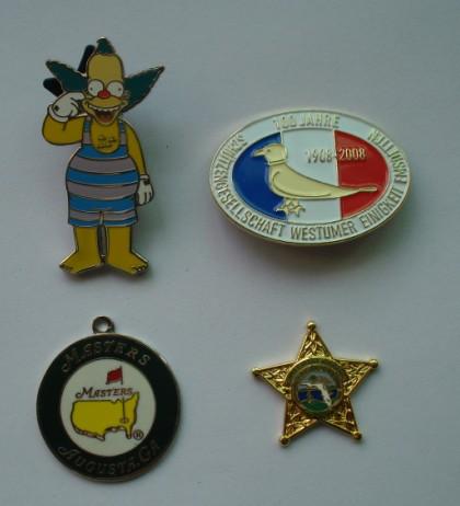 供應長春金屬徽章廠家吉林烤漆徽章訂做