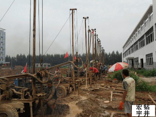 专业的地源热泵钻井施工队伍图片