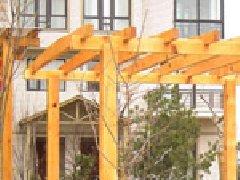 供應(yīng)防腐木花架廠家直銷