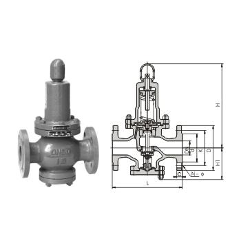 供應鑄鐵水用減壓閥Y42F管道水用減壓