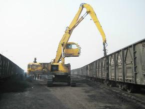 效率最高的履帶式卸車機(jī)圖片