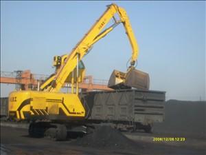 供應(yīng)液壓履帶式抓鋼機抓料機火車卸煤機