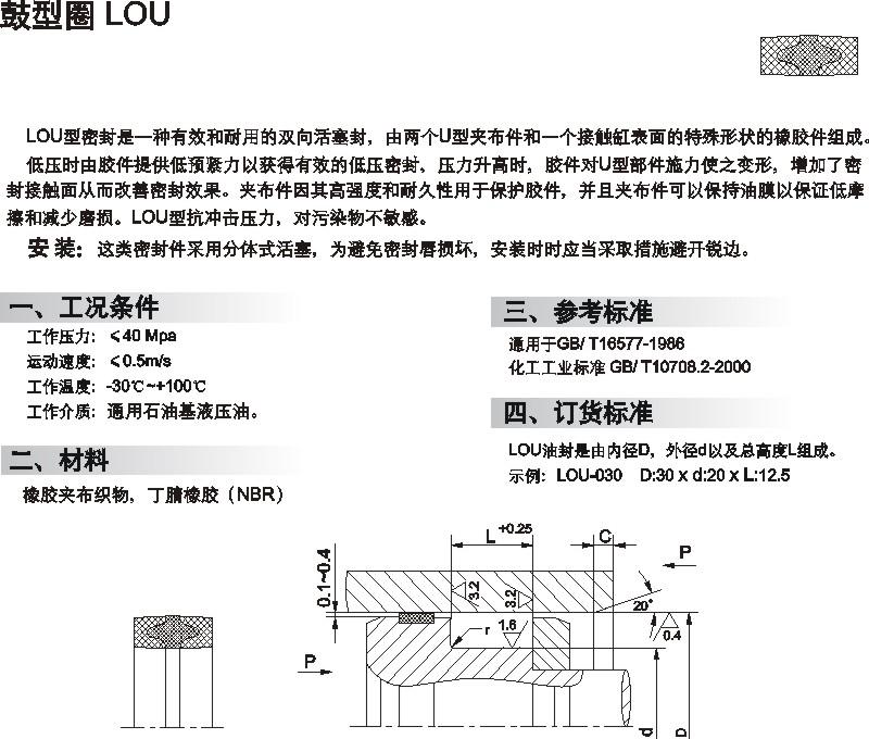 供應(yīng)鼓型圈活塞*密封件