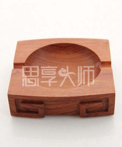 紅木煙灰缸奧氏黃檀回戀物煙灰缸圖片
