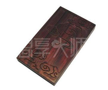 供應*紅木商務辦公禮品/辦公用品擺件/紫檀實木祥云款名片盒名片夾